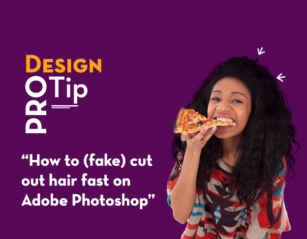 How to cut out hair fast on Adobe Photoshop